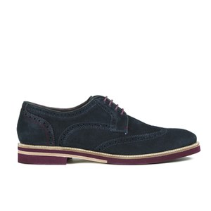 Ted Baker Men's Archerr 2 Suede Brick Sole Brogue Shoes - Dark Blue