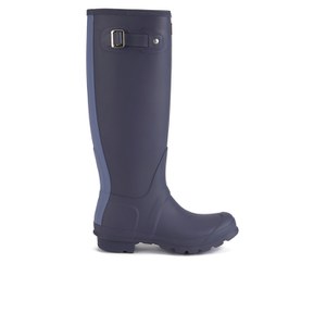 Hunter Women's Original Stripe Wellies - Midnight/Mineral Blue