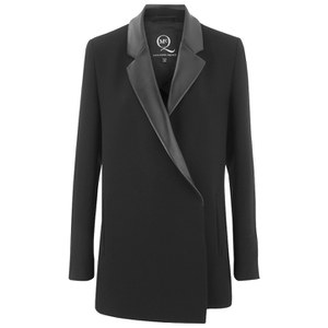 McQ Alexander McQueen Women's Asymmetric Peacoat - Black