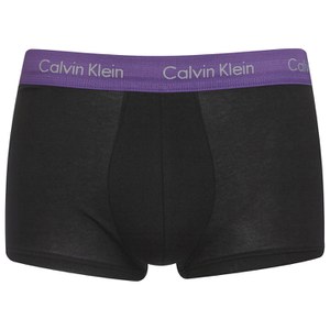 Calvin Klein Men's Cotton Stretch 3 Pack Low Rise Trunks with Colour Waist Band: Image 11