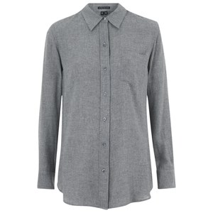 Theory Women's Simara Shirt - Heather Grey