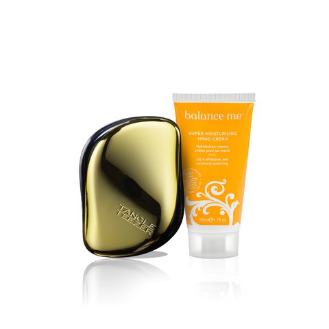 Balance Me & Tangle Teezer Gold Set (worth £22.25)