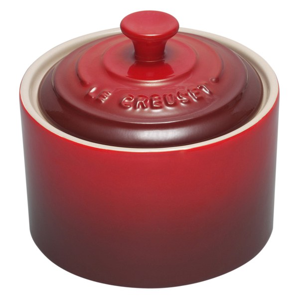 Le Creuset Stoneware Sugar Bowl, 300ml Cerise IWOOT