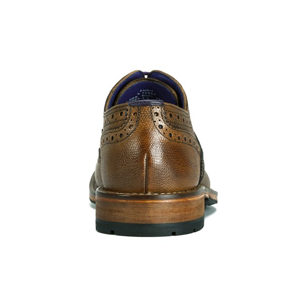 Ted Baker Men's Guri 7 Leather Brogue Shoes - Tan: Image 21
