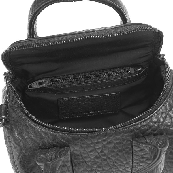 Alexander Wang Women's Mini Rockie Pebbled Leather Bag - Black: Image 41