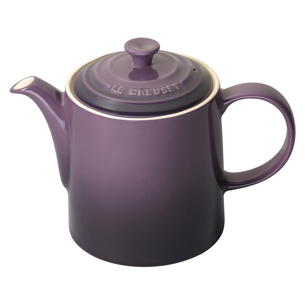 Le Creuset Stoneware Grand Teapot, 1.3L Cassis Homeware