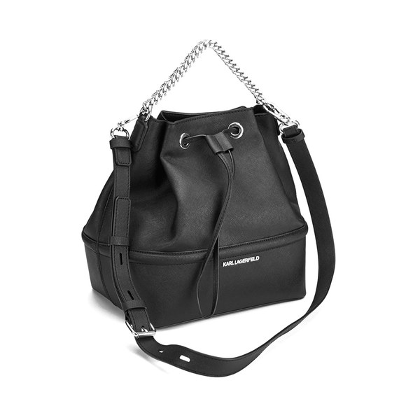 Karl Lagerfeld Women's K/Klassik Drawstring Bag - Black: Image 11