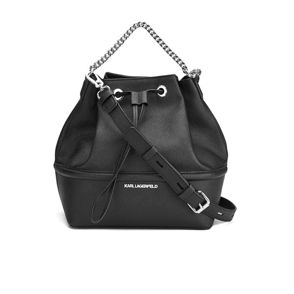 Karl Lagerfeld Women's K/Klassik Drawstring Bag - Black: Image 01