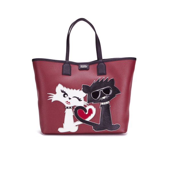 Karl Lagerfeld Women's K/Choupette Love Shopper - Cats Wine: Image 01