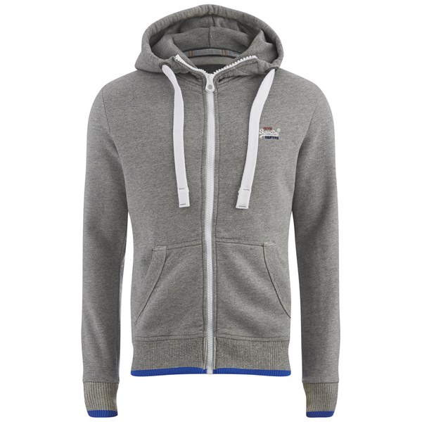 Superdry Men's Orange Label Hi Pop Zip Hoody - Waimea Grey: Image 01