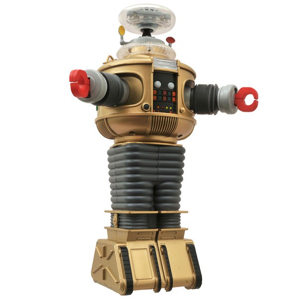 Diamond Select Lost In Space Electronic Robot B9 Golden ...