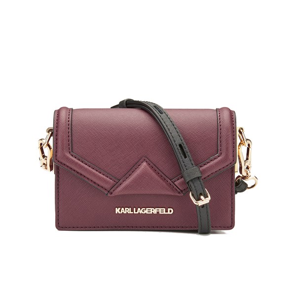 Karl Lagerfeld Women's K Klassic Super Mini Cross Body - Bordeaux: Image 01
