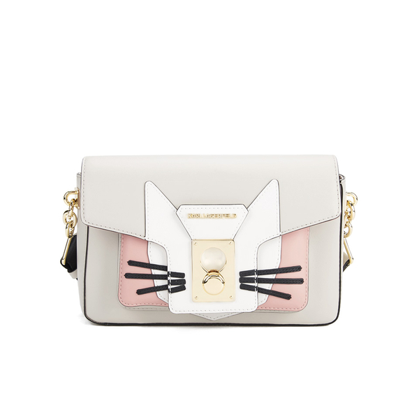 Karl Lagerfeld Women's K/Pin Closure Shoulder Bag - Yoghurt: Image 01