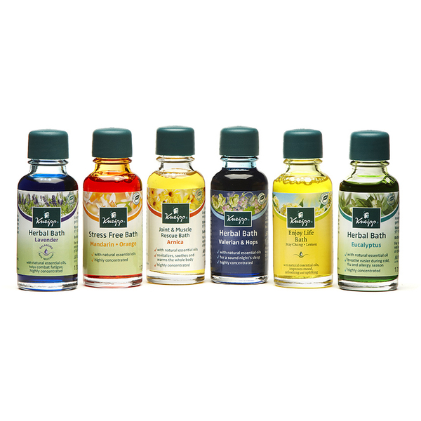 Kneipp Bath Oil Collection (6 x 20ml) Health & Beauty