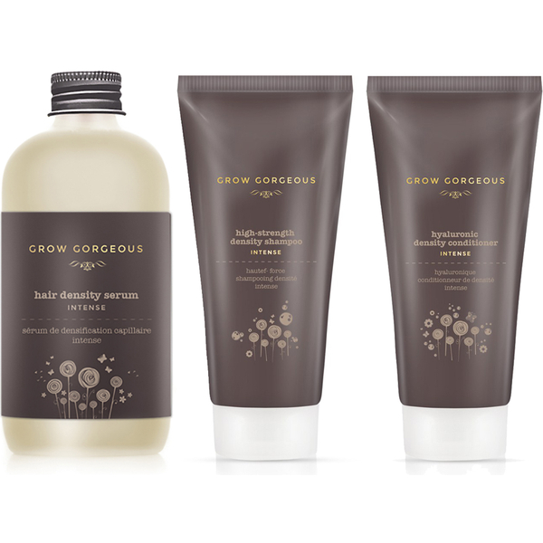 Grow Gorgeous Hair Density Serum Intense, Density Shampoo Intense and