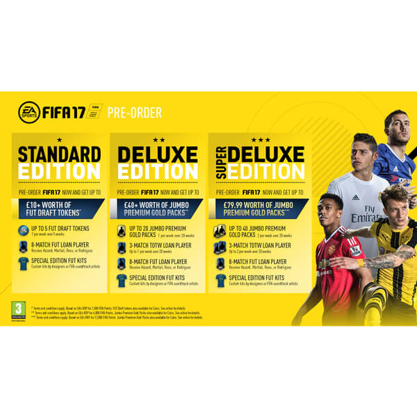 fifa 17 deluxe edition ps4 zavvi fifa 17 deluxe edition ps4 zavvi