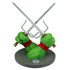 From the comic series &amp;#39;Teenage Mutant Ninja Turtles&amp;#39; comes this original prop replica of Raphael&amp;#39;s Sai  a museum quality realization of Raphael&amp;#39;s signature weapons.  Each sai is cast from solid metal that has been chrome-plated and features a leather-wrapped handle ans brass alloy pommel. Sai&amp;#39;s can be displayed using the striking `Raphaels&amp;#39;s Hands&amp;acute; stand or can be removed from the stand for closer examination.  Includes a cast metal plaque bearing the edition number and a Certificate of Authenticity.