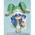 From the anime with an upcoming second season, ´Date A Live´ comes a Nendoroid of the spirit, Yoshino! She comes with three expressions including her standard face, a frightened crying face as well as a blushing chibi face! Optional parts include her puppet ´Yoshinon´, as well as a chibi snow rabbit sized version of Zadkiel. The trademark large ears on her hood are fitted with joints for all sorts of different poses, and her hood and coat can also be removed using an alternate upper body part, allowing you to display her in a one-piece dress instead! The Nendoroid-style figure stands approx. 10 cm tall and comes with base and figure stand.