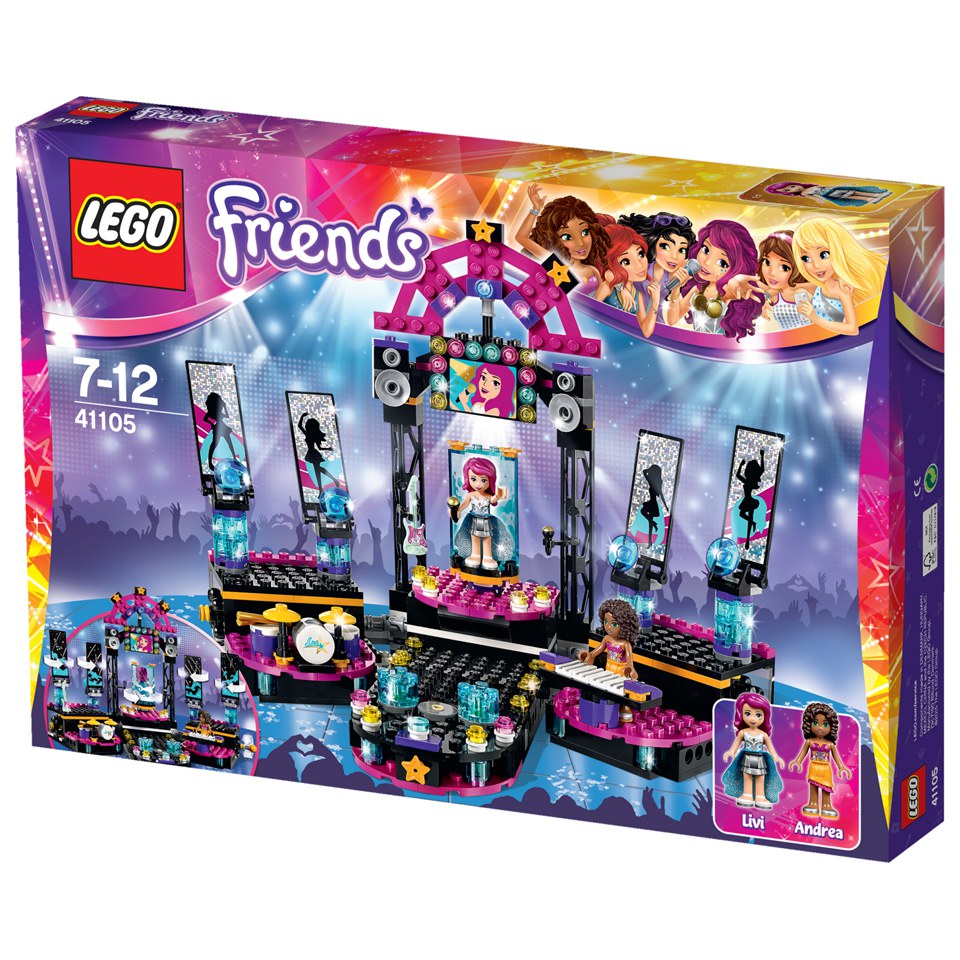 lego friends pop star stage
