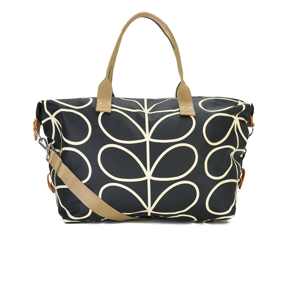 Orla Kiely Women's Stem Zip Holdall Bag Black