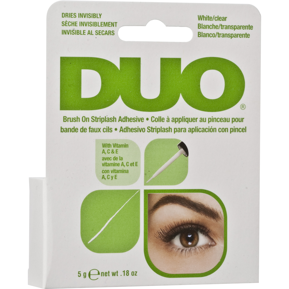 Клей для накладных ресниц с витаминами Duo Brush on Striplash Adhesive with Vitamins Clear 5 г
Клей для накладных ресниц с витаминами Duo Brush on Striplash Adhesive with Vitamins Clear 5 г