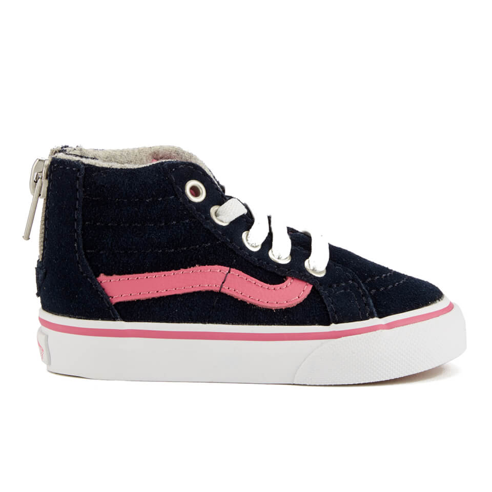 vans toddler s sk8 hi zip trainers navy pink free uk delivery vans toddler s sk8 hi zip trainers navy pink free uk delivery