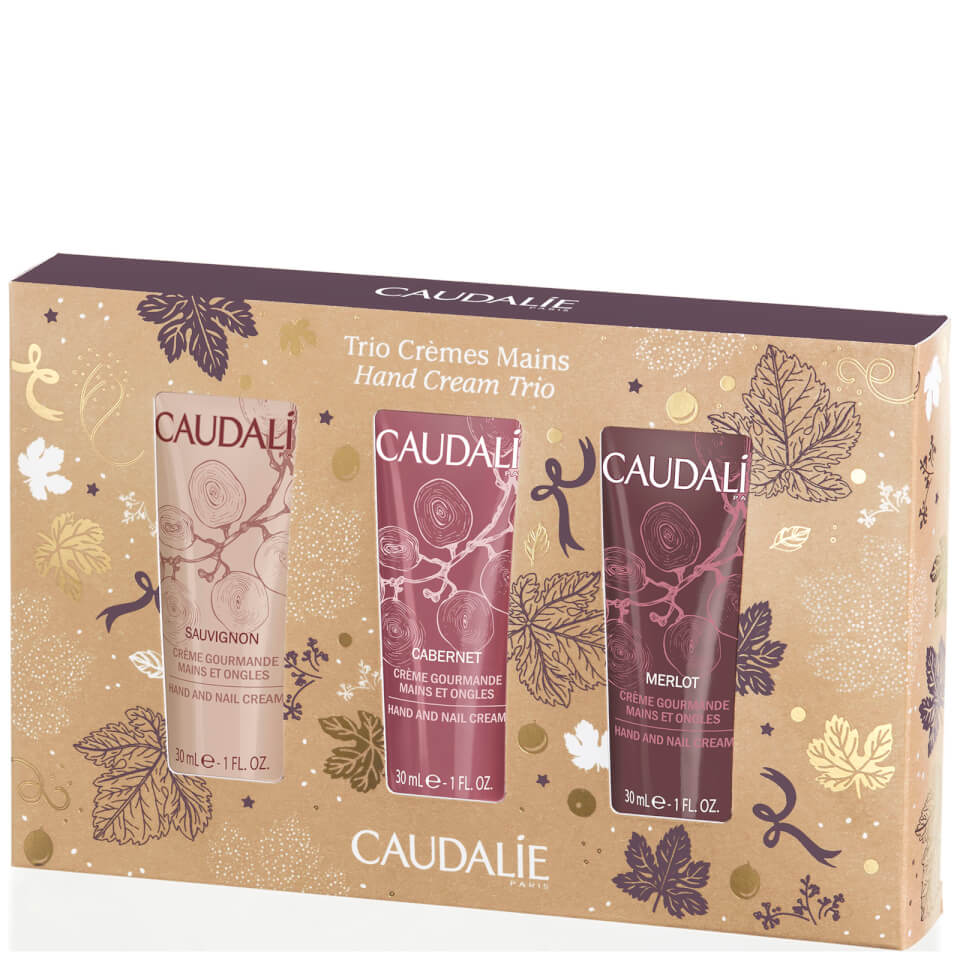 Caudalie Christmas Hand Cream Trio (3 x 30ml) FREE Delivery