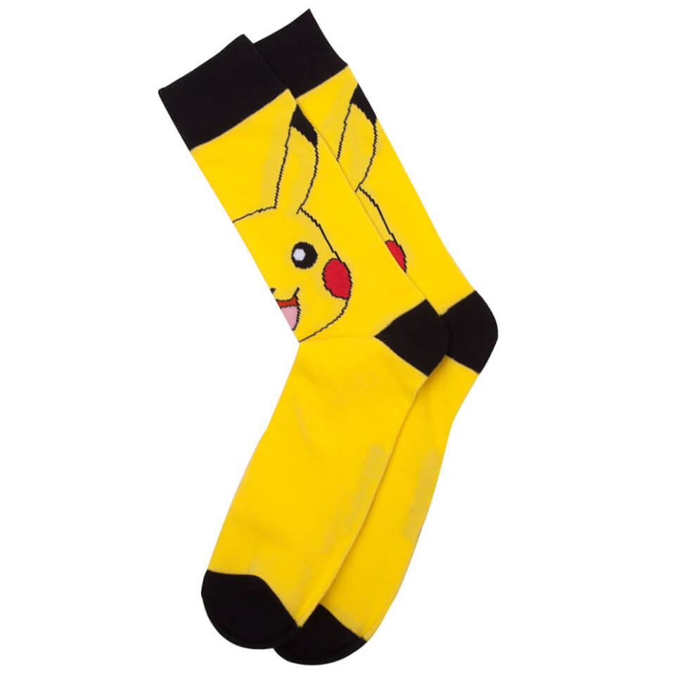 Pokémon Pikachu Crew Socks Nintendo UK Store