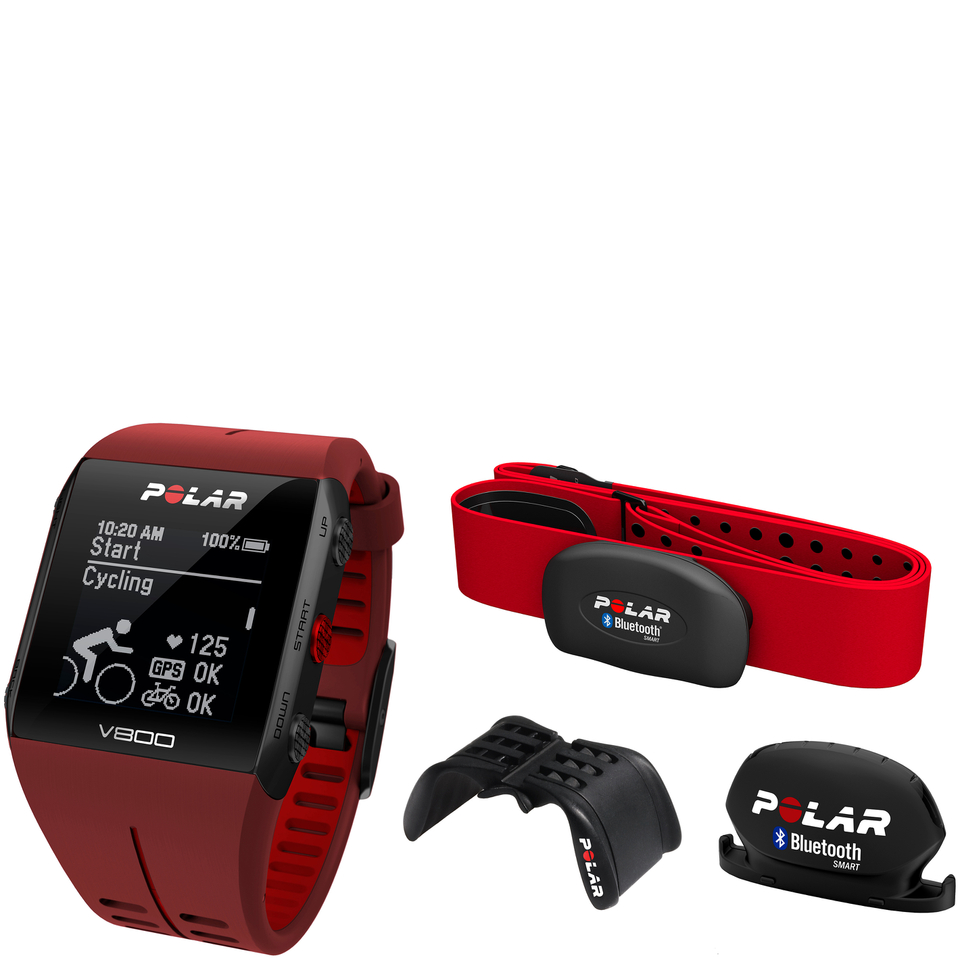 Comprar Polar V800 GPS Sports Watch Combo with Heart Rate Monitor - Red al mejor precio