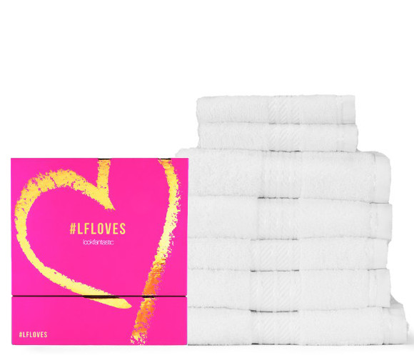 7-PIECE TOWEL & BEAUTY BOX BUNDLE ONLY £24.99