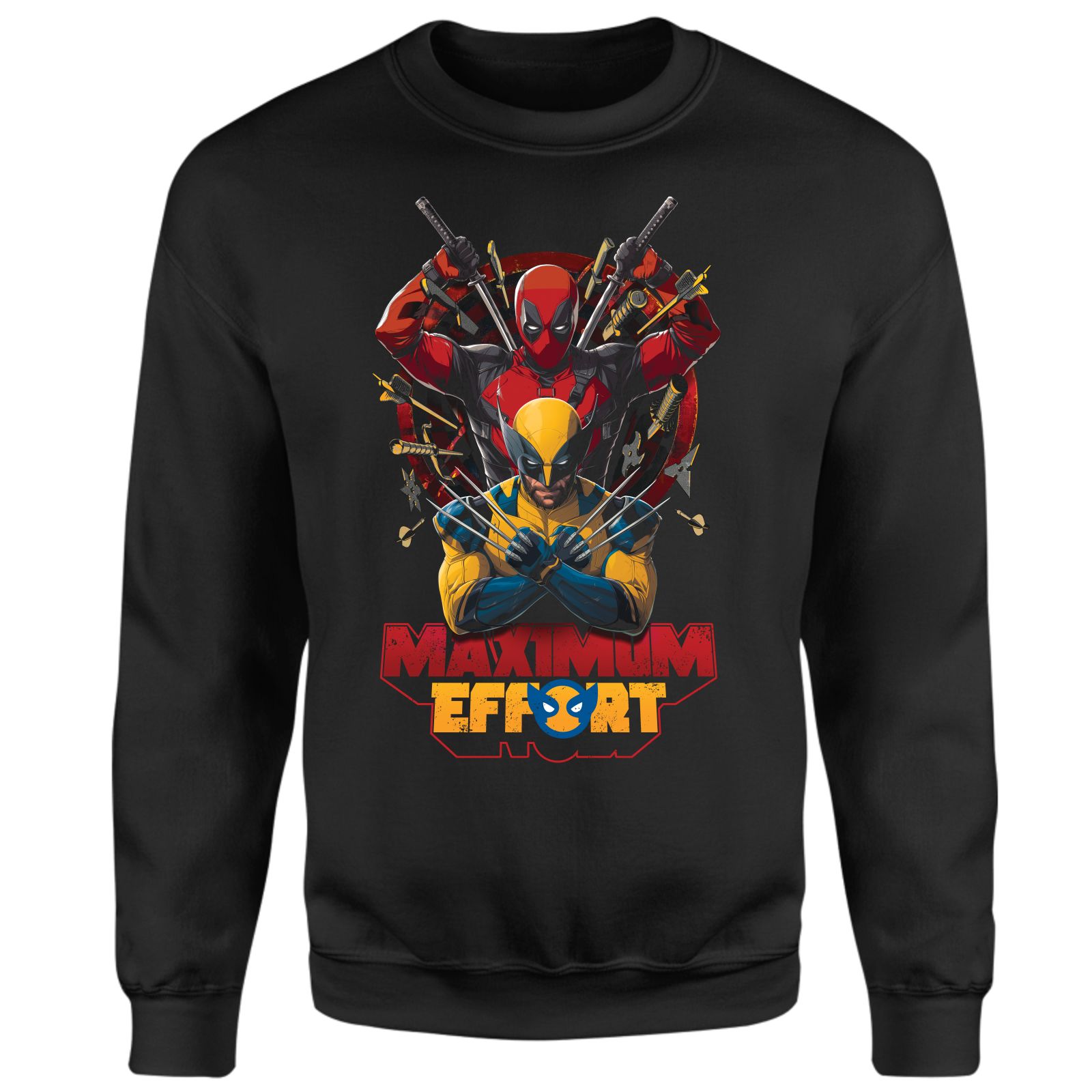 Deadpool Maximum Effort Sweatshirt - Black - XS