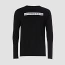 オリジナル ロング スリーブ メンズ Tシャツ - ブラック - XS