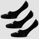 Women's Invisible Socks - Schwarz - UK 3-6