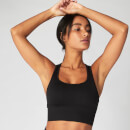 MP Women’s Shape Seamless Ultra Cross Strap Bra - Black - XS