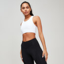 MP Women's Textured Training Sports Bra - White - XS