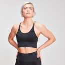 Naisten MP Animal Snake Seamless Sports Bra - Black