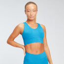 MP Women's Power Longline Sports Bra - Sea Blue - XS