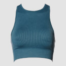 Reggiseno Seamless Acid Wash - Turchese scuro