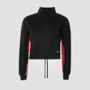 MP Women's Power Zipped Funnel Neck Sweatshirt - Black - S