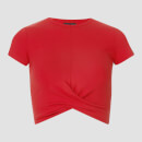 MP Women's Power Short Sleeve Crop Top - Danger