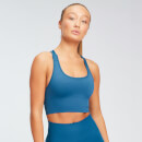 Sujetador deportivo con tirantes cruzados y sin costuras Shape Ultra para mujer - Pilot Blue