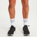 MP Reflective Crew Socks - White - UK 6-8