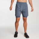 Pantaloncini Training Essential Woven 2 in 1 - Blu siderale