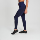 MP Women's Raw Training Ribbed Seamless Leggings - Midnight