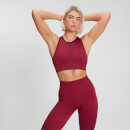 MP Women's Raw Training Ribbed Seamless Sports Bra - Plum - XS