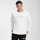 MP Men's Outline Graphic Long Sleeve Top - White - XXS