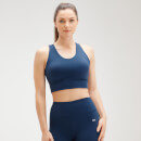 MP Women's Power Longline Sports Bra - Dark Blue - XXS