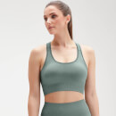 MP Shape Seamless Ultra 無縫系列 女士交叉運動內衣 - 水洗綠 - XS
