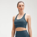 MP Shape Seamless Ultra 無縫系列 女士交叉運動內衣 - 深海藍 - XS