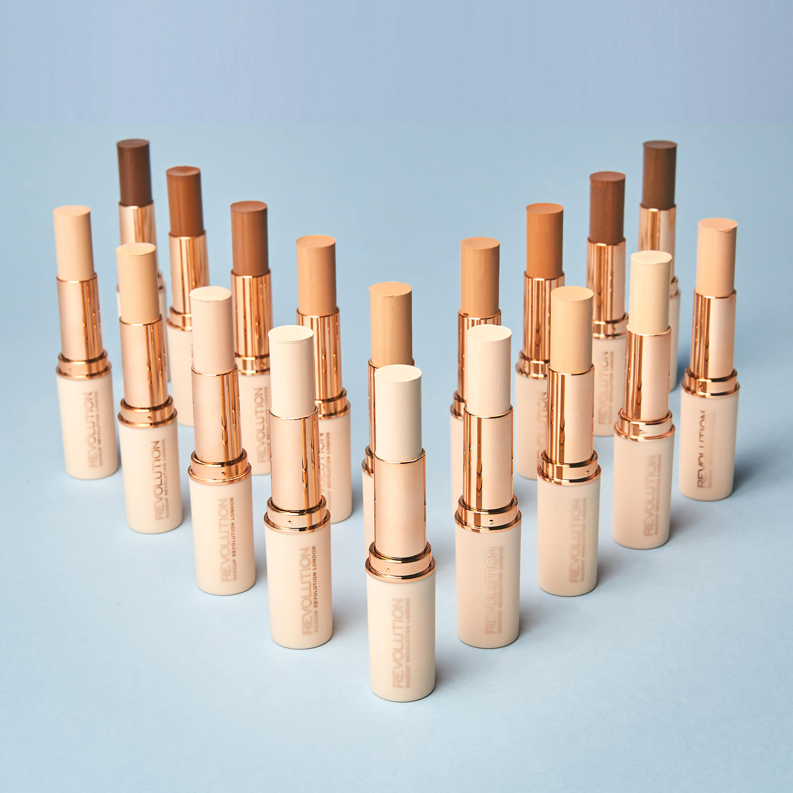 Fast Base Stick Foundation Revolution Beauty Official Site Makeup revolution fast base stick foundation is free from skincarisma flagged silicones. fast base stick foundation various shades